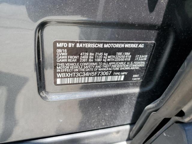 2017 BMW X1 XDRIVE2 - WBXHT3C34H5F73067