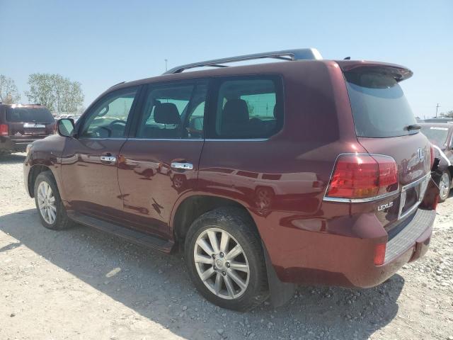 LEXUS LX 570 2008 maroon  gas JTJHY00W184006309 photo #3