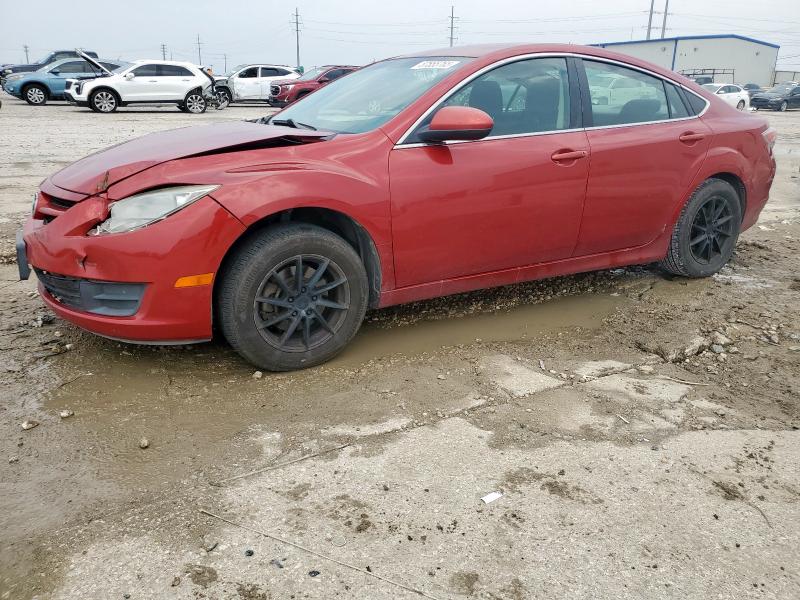 MAZDA 6 I 2009 red  gas 1YVHP81H395M51161 photo #1