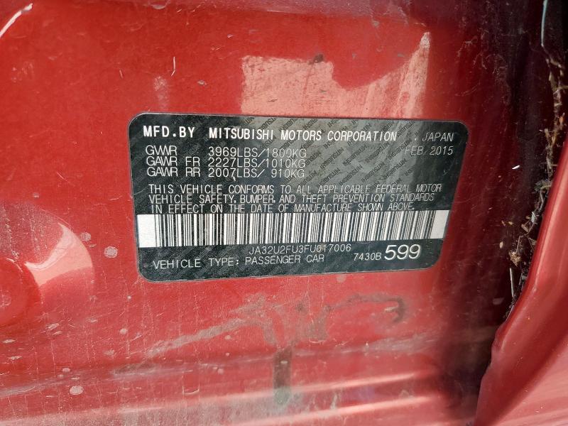 2015 MITSUBISHI LANCER ES JA32U2FU3FU017006