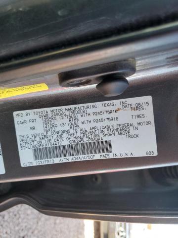 2015 TOYOTA TACOMA DOU - 5TFLU4EN5FX144477