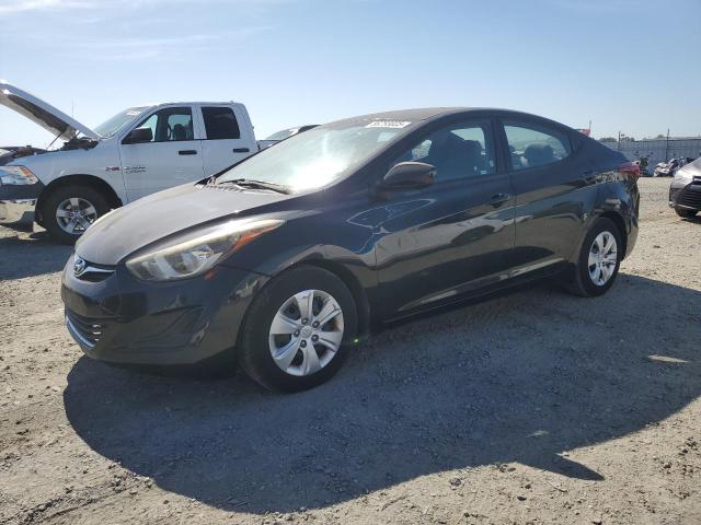 HYUNDAI ELANTRA SE 2016 black  gas 5NPDH4AE6GH754108 photo #1
