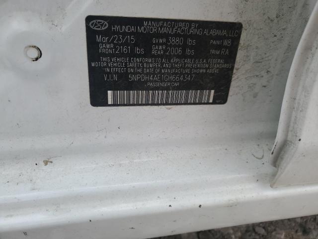 5npdh4ae1gh664347 - 2016 Hyundai Elantra Se - #56652665