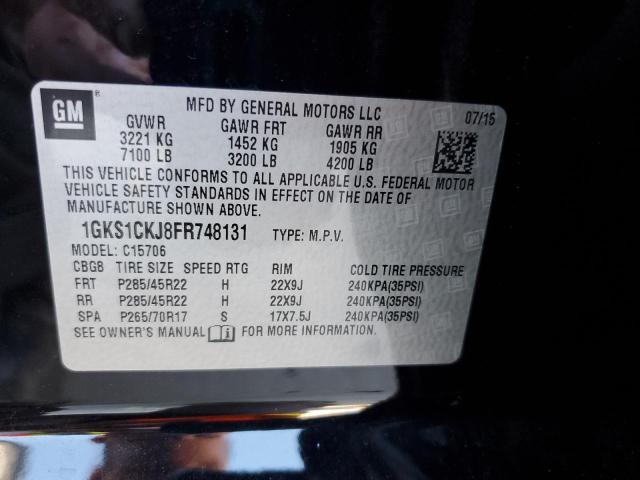 2015 GMC YUKON DENA - 1GKS1CKJ8FR748131
