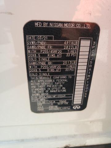 2021 INFINITI QX50 LUXE 3PCAJ5BA1MF120269