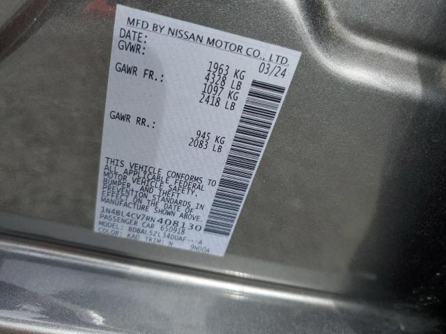 2024 NISSAN ALTIMA SR - 1N4BL4CV7RN408130