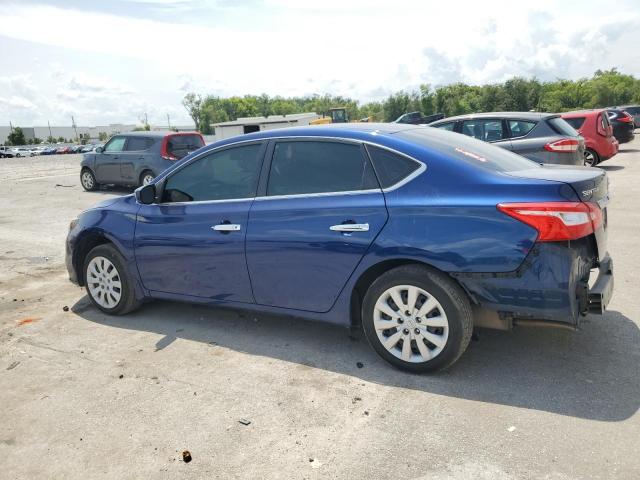 NISSAN SENTRA S 2019 blue  gas 3N1AB7AP6KY337819 photo #3