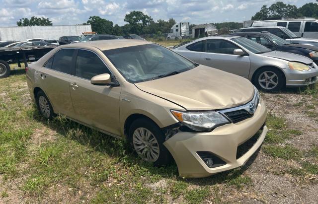 TOYOTA CAMRY HYBR 2012 gold sedan 4d hybrid engine 4T1BD1FK6CU002145 photo #1