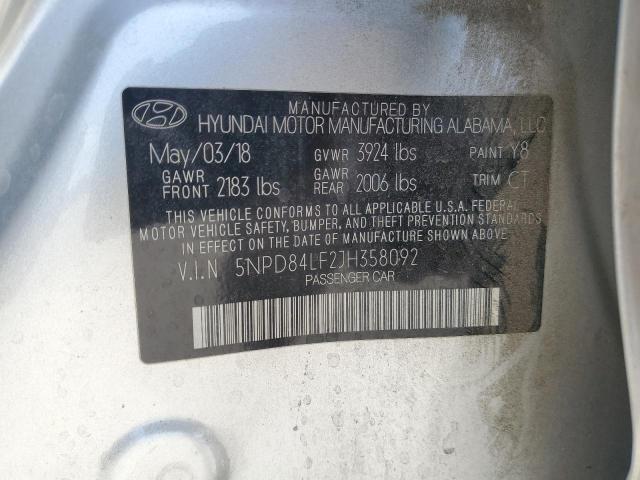 2018 HYUNDAI ELANTRA SE - 5NPD84LF2JH358092