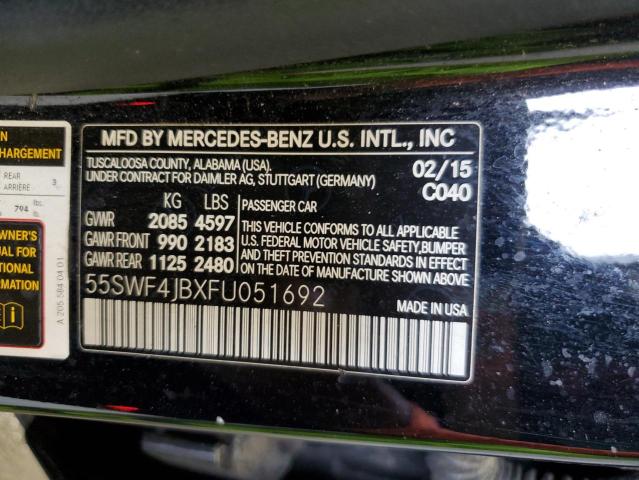 2015 MERCEDES-BENZ C 300 - 55SWF4JBXFU051692
