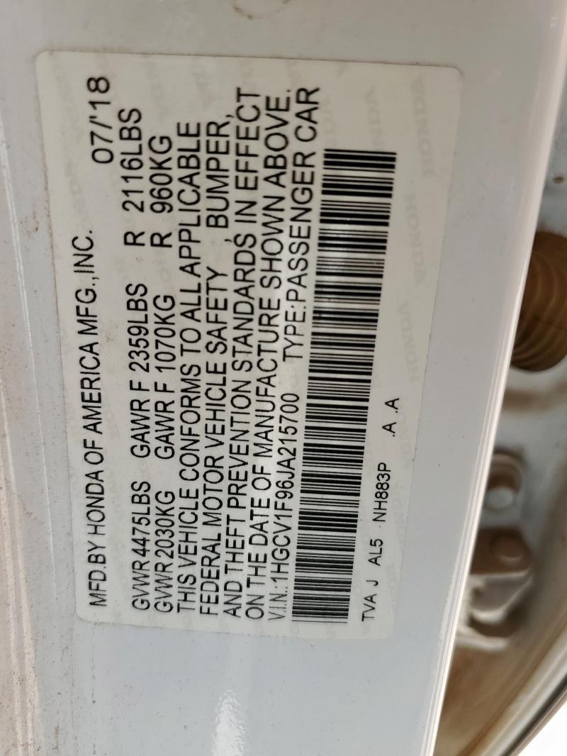 2018 HONDA ACCORD TOU 1HGCV1F96JA215700