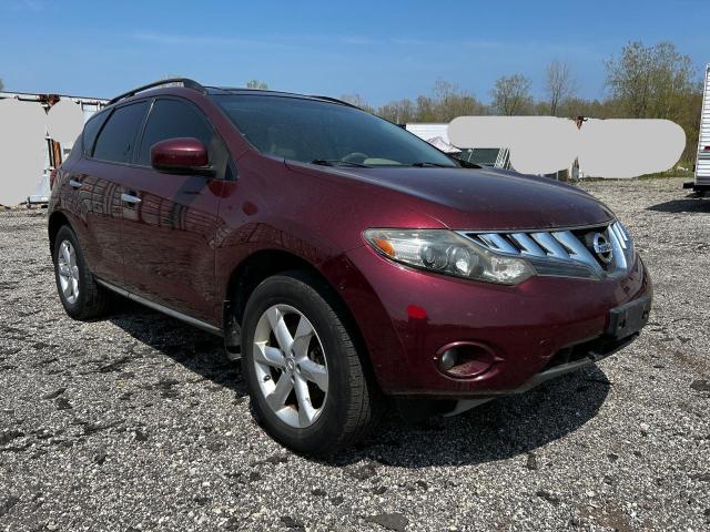 NISSAN MURANO S 2009 burgundy 4dr spor gas JN8AZ18W19W159410 photo #1
