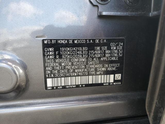 2024 HONDA HR-V EXL - 3CZRZ1H76RM746770