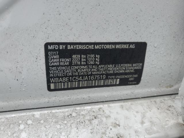 2018 BMW 330E WBA8E1C54JA167519