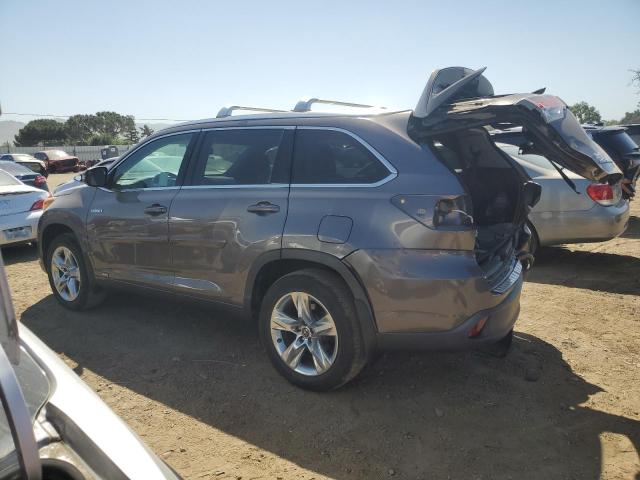 TOYOTA HIGHLANDER 2016 gray 4dr spor hybrid engine 5TDDCRFH0GS018466 photo #3