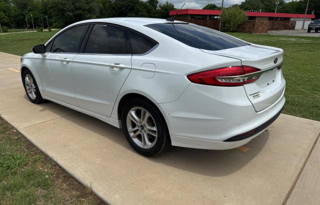 FORD FUSION SE 2018 white  gas 3FA6P0H75JR226467 photo #4