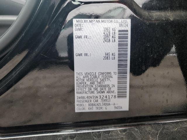 2025 NISSAN ALTIMA SV - 1N4BL4DV3SN324178