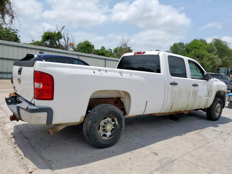 CHEVROLET SILVERADO 2007 white crew pic gas 1GCHC23K17F529757 photo #4