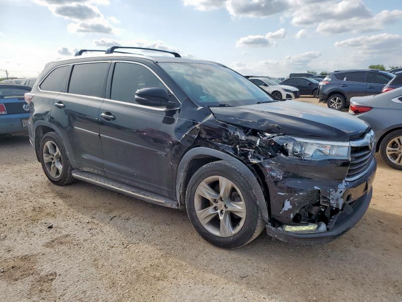 Vin: 5tdykrfh9fs117371, lot: 58850325, toyota highlander limited 20154