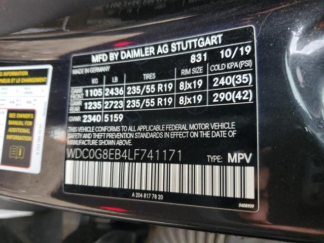 2020 MERCEDES-BENZ GLC 300 4M WDC0G8EB4LF741171