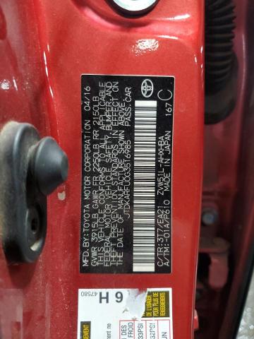 2016 TOYOTA PRIUS - JTDKARFU0G3516985
