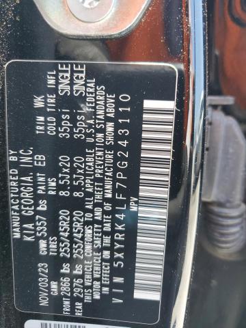 2023 KIA SORENTO SX 5XYRK4LF7PG243110