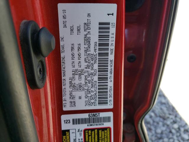 2018 TOYOTA TACOMA DOU - 5TFAX5GN6JX123910