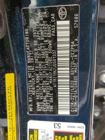 2018 TOYOTA CAMRY XSE - 4T1BZ1HK7JU501337