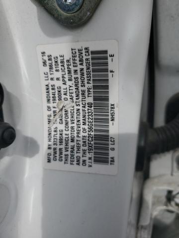 2016 HONDA CIVIC LX - 19XFC2F56GE233740