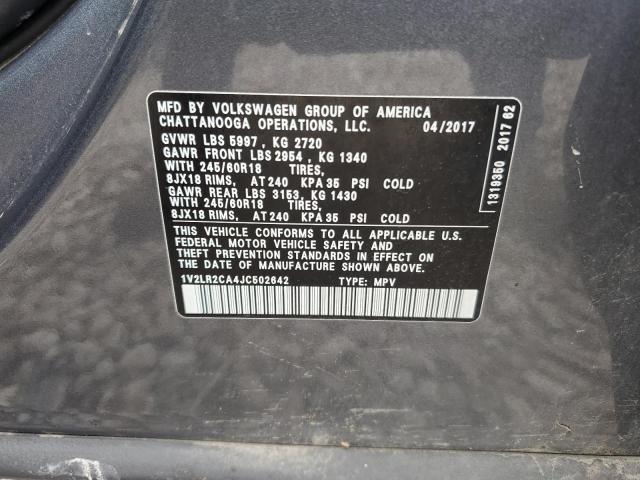2018 VOLKSWAGEN ATLAS SE - 1V2LR2CA4JC502642