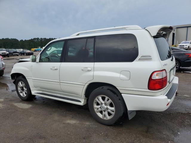 LEXUS LX 470 2004 white 4dr spor gas JTJHT00W043545745 photo #3
