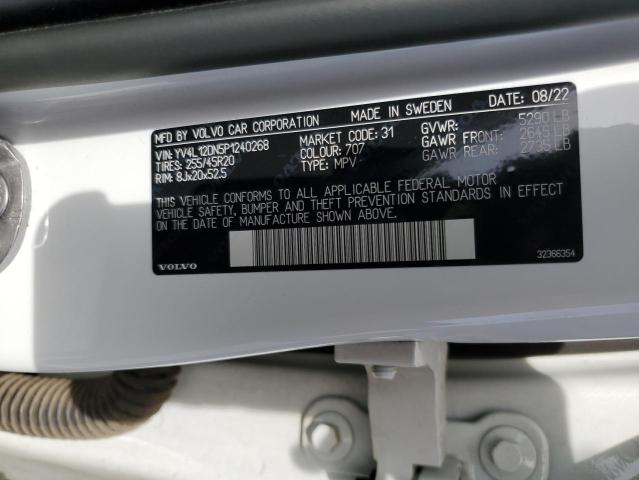 2023 VOLVO XC60 PLUS YV4L12DN5P1240268