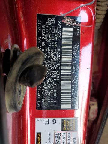 2017 TOYOTA PRIUS - JTDKARFUXH3053349