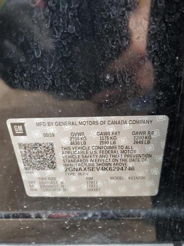 2019 CHEVROLET EQUINOX LS 2GNAXSEV4K6294746