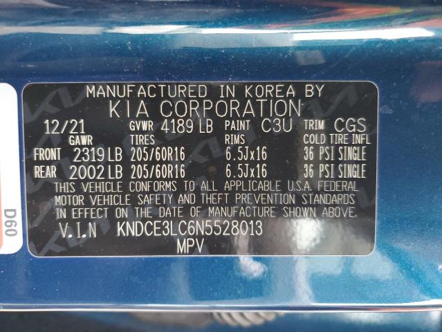 2022 KIA NIRO EX PR - KNDCE3LC6N5528013
