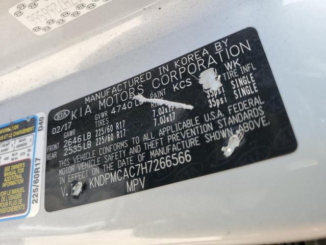 2017 KIA SPORTAGE L - KNDPMCAC7H7266566