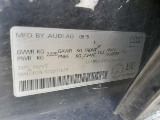 2016 AUDI A4 PROGRES WAUFFCFL1GN001938