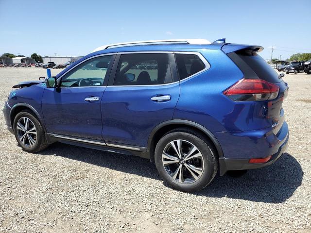 NISSAN ROGUE S 2018 blue  gas 5N1AT2MT0JC708711 photo #3