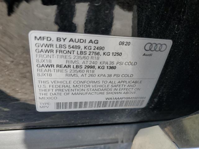 2021 AUDI Q5 PREMIUM - WA1AAAFY8M2001664