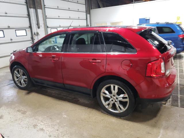 FORD EDGE LIMIT 2013 red 4dr spor gas 2FMDK3K96DBB26050 photo #3