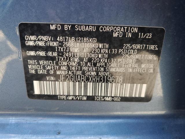 2024 SUBARU CROSSTREK #3265178998