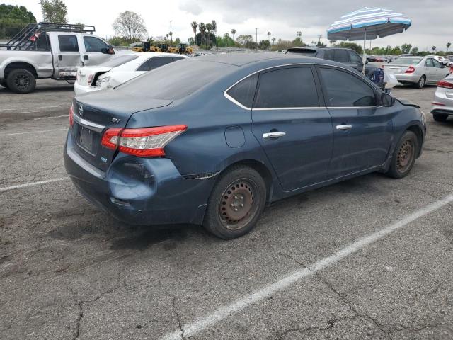 NISSAN SENTRA S 2014 blue sedan 4d gas 1N4AB7AP1EN854403 photo #4