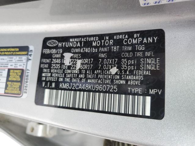 2019 HYUNDAI TUCSON SE - KM8J2CA48KU960725