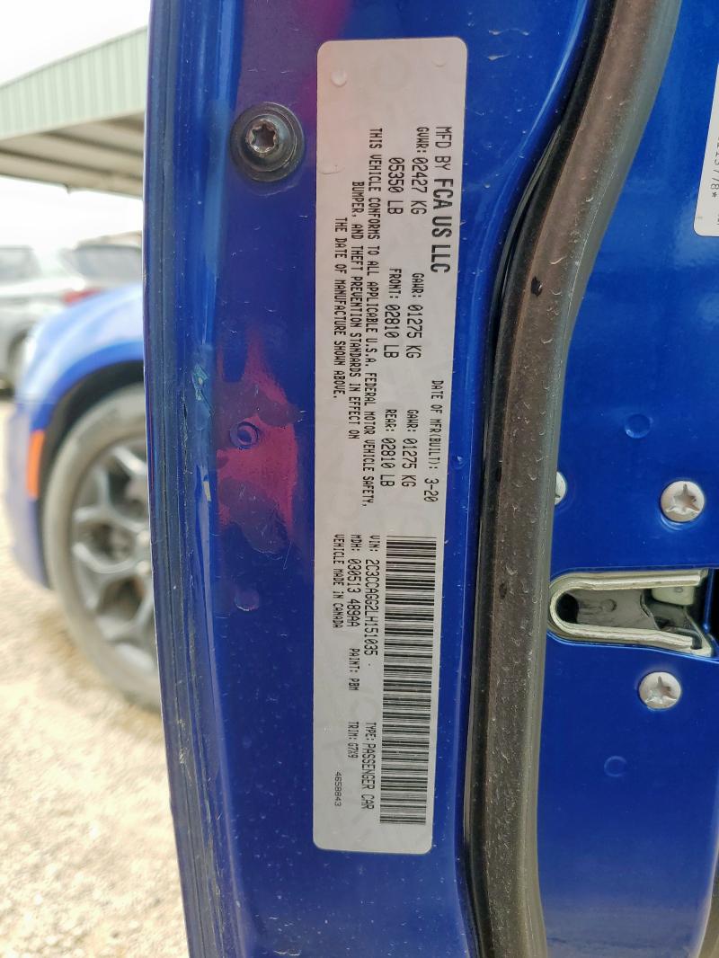 2020 CHRYSLER 200 SEDAN 2C3CCAGG2LH151035