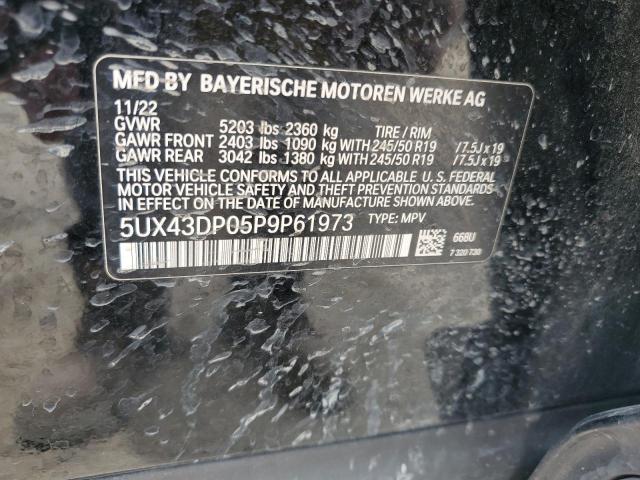 2023 BMW X3 SDRIVE3 - 5UX43DP05P9P61973