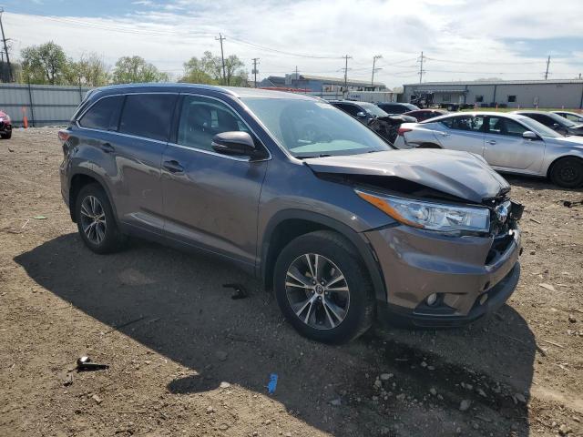 Vin: 5tdjkrfh4gs505627, lot: 56108135, toyota highlander xle 20164
