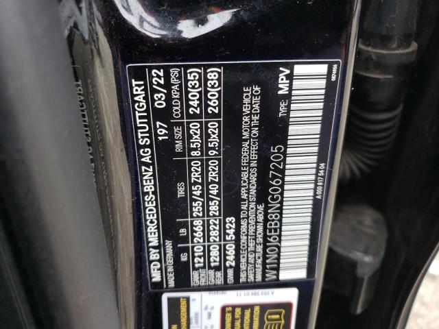 2022 MERCEDES-BENZ GLC COUPE W1N0J6EB8NG067205
