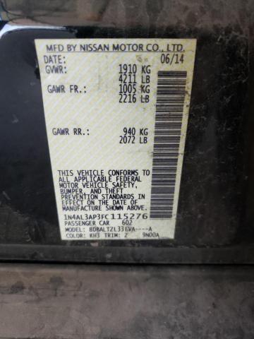 2015 NISSAN ALTIMA 2.5 - 1N4AL3AP3FC115276