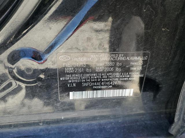 2015 HYUNDAI ELANTRA SE - 5NPDH4AE4FH642471