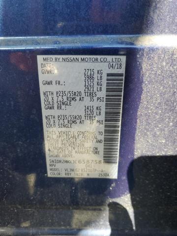2018 NISSAN PATHFINDER - 5N1DR2MMXJC658758
